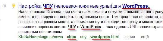ЧПУ URL в WordPress