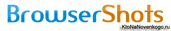 Логотип сервиса Browsershots