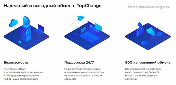 Обмен с topchange