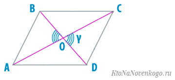 parallelogramm chto ploshchad diagonali