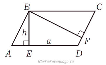 parallelogramm chto ploshchad primer