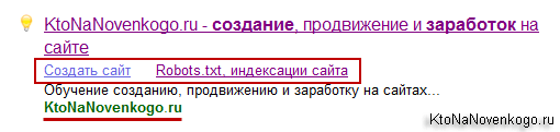Настройка регистра имени сайта для его отображения в выдаче Яндекса